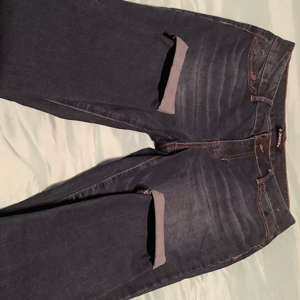 d. jeans Dark Blue Straight Leg Pants